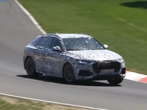 Новый кроссовер Audi Q8 заснят на тестах на Нюрбургринге
